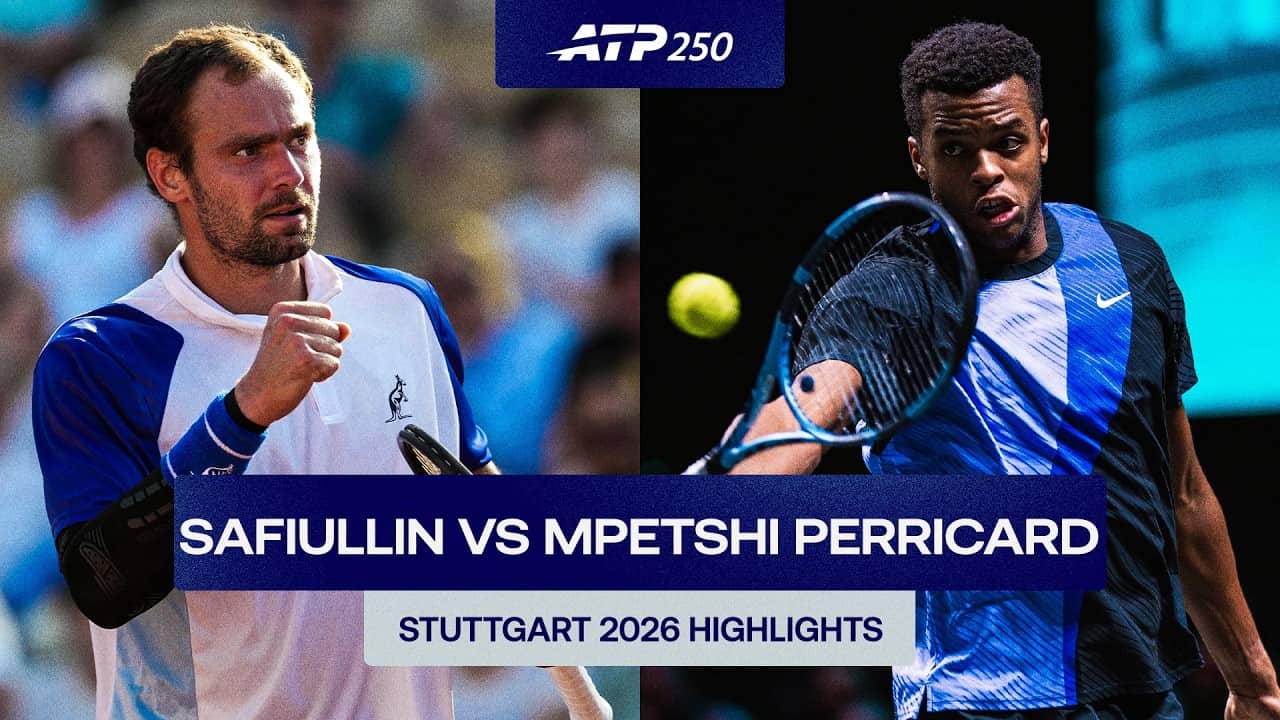 Roman Safiullin vs. Giovanni Mpetshi Perricard Highlights | Stuttgart 2026 Round 1