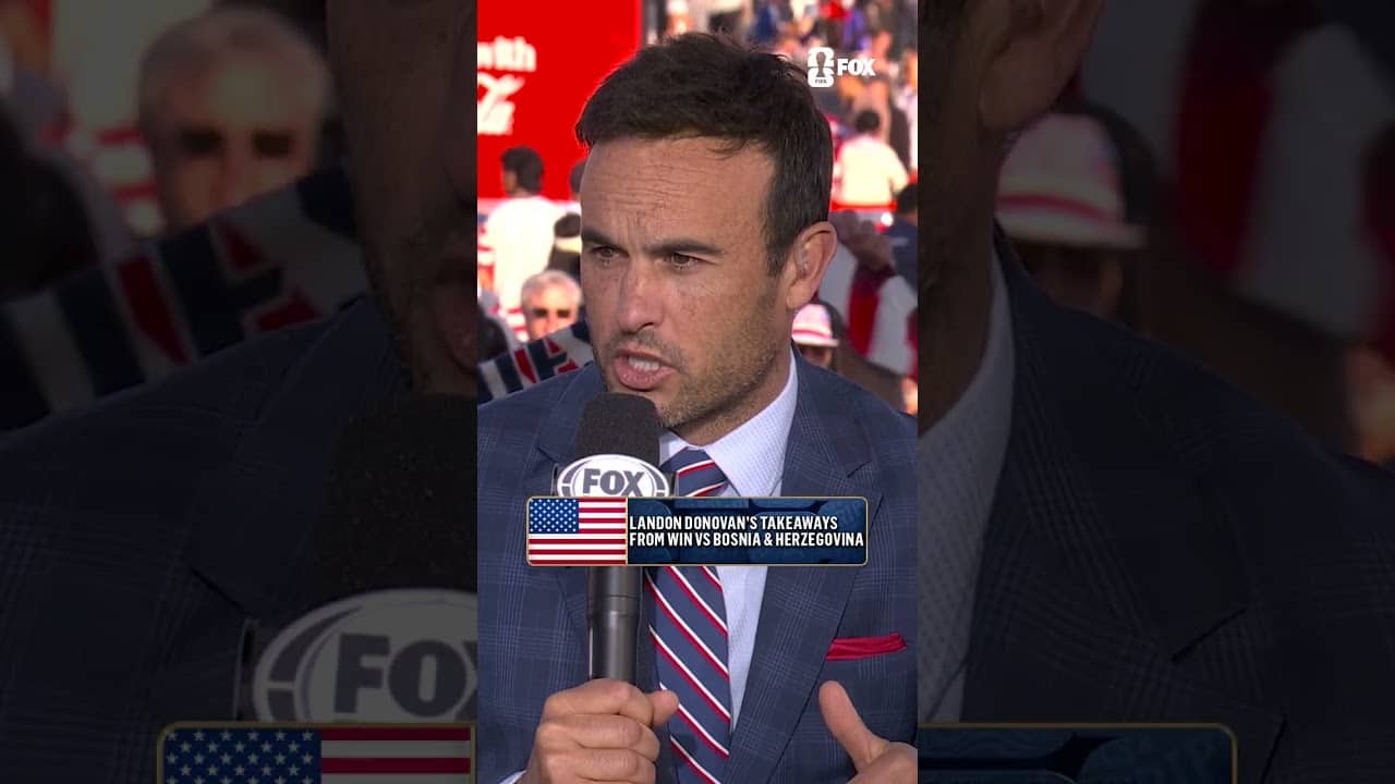 Landon Donovan gives his takeaways after the USMNT's 2-0 win over Bosnia and Herzegovina
