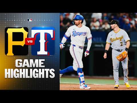 Pirates vs. Rangers Game Highlights (4/23/26) | MLB Highlights