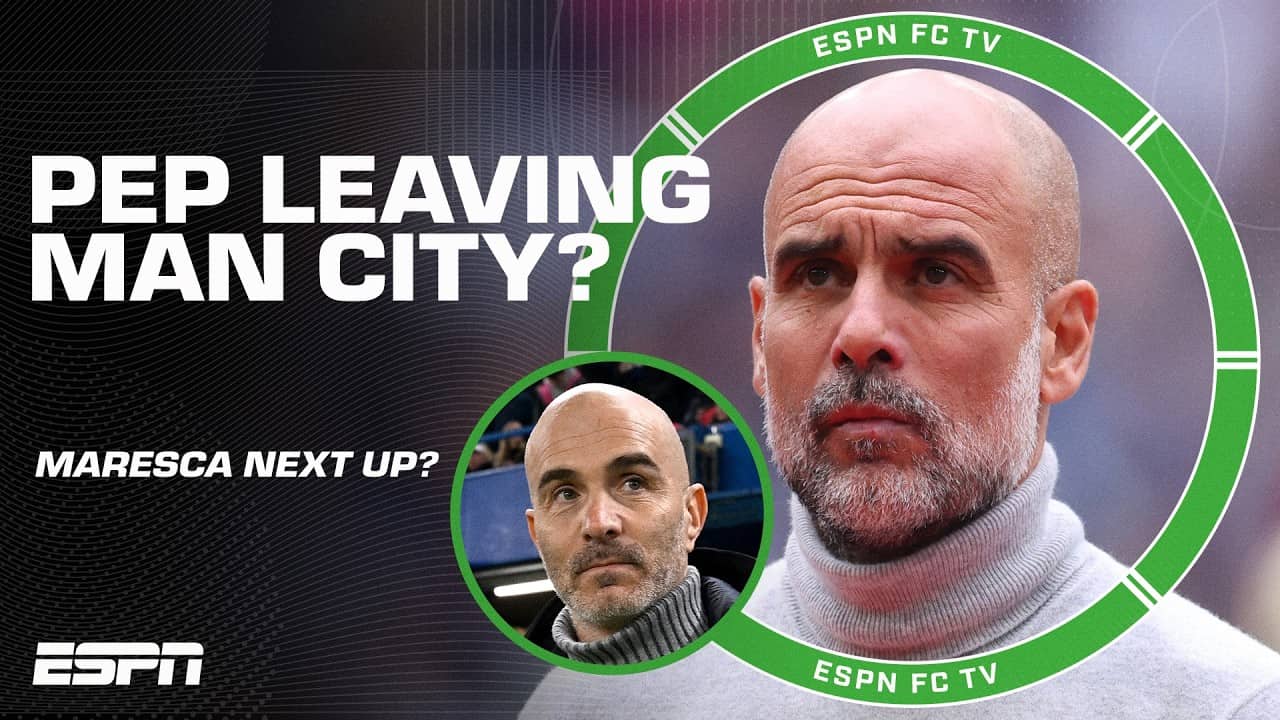 Pep Guardiola to LEAVE Man City at end of the season⁉️ Maresca the FAVORITE to take over 👀 | ESPN FC
