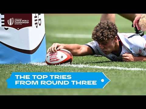 UNMISSABLE action 🤯 | Best tries from round 3 🔥| Junior World Championship