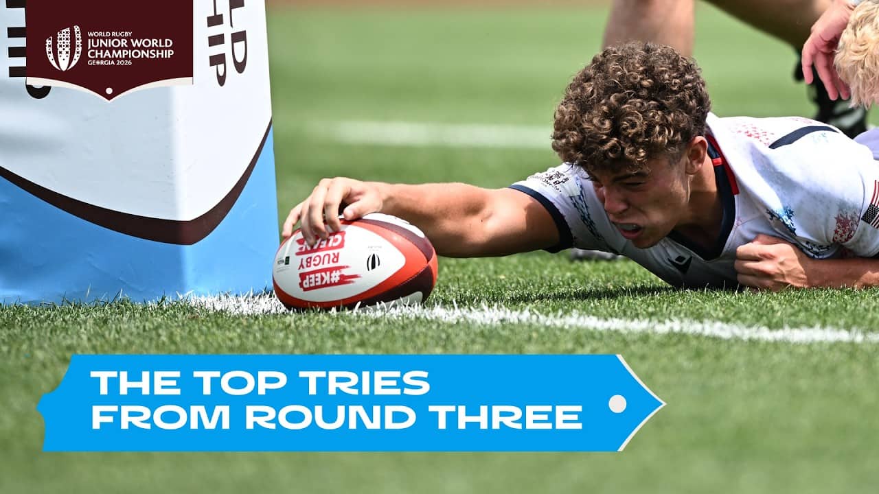 UNMISSABLE action 🤯 | Best tries from round 3 🔥| Junior World Championship