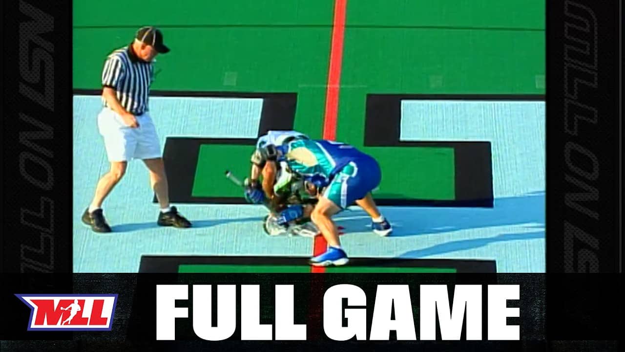 The FIRST MLL Game: Long Island Lizards vs. Baltimore Bayhawks (2001) | FULL GAME