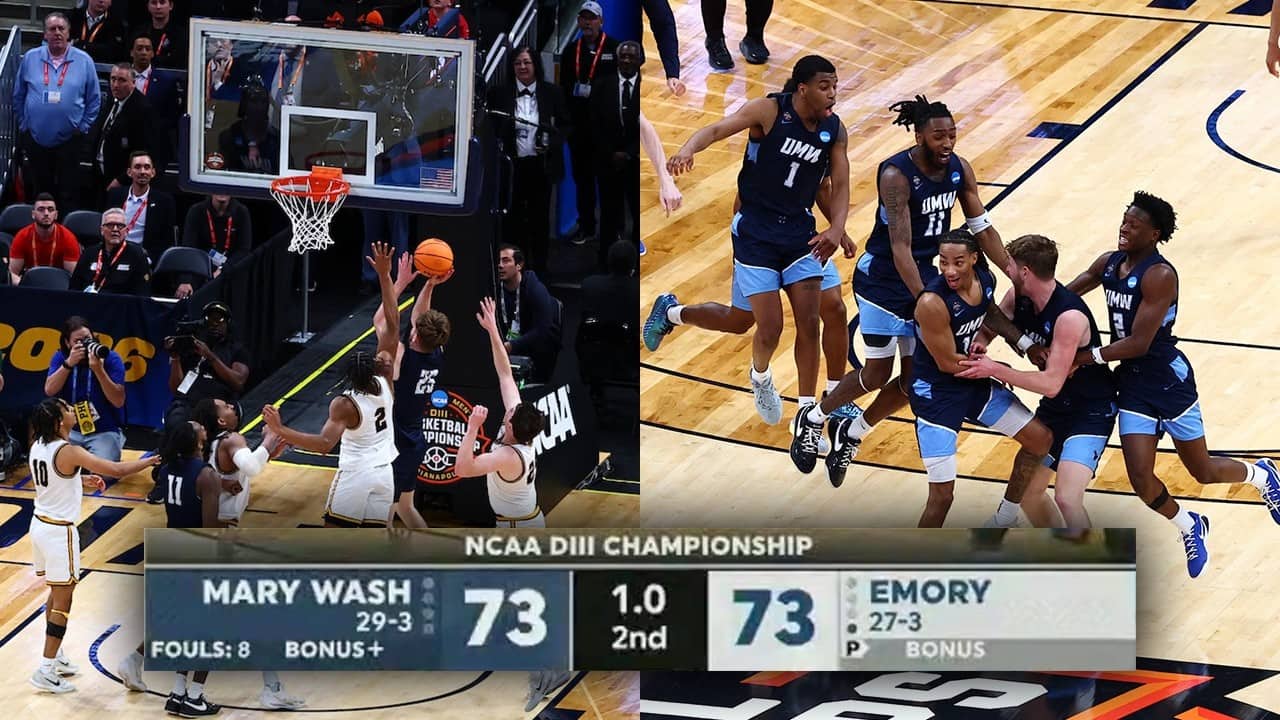 BUZZER-BEATER to win 2026 DIII men's basketball championship