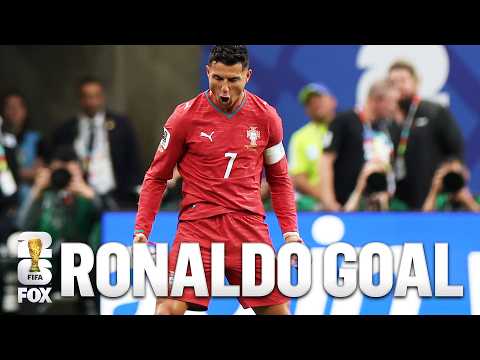 Portugal’s Cristiano Ronaldo Scores Goal vs Uzbekistan 🔥 First to Score in Six FIFA World Cups™