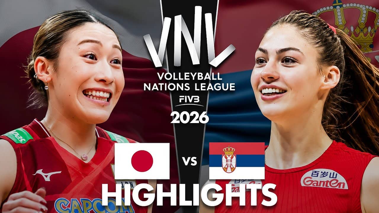 Japan 🇯🇵 vs Serbia 🇷🇸 | Highlights | Women's VNL 2026