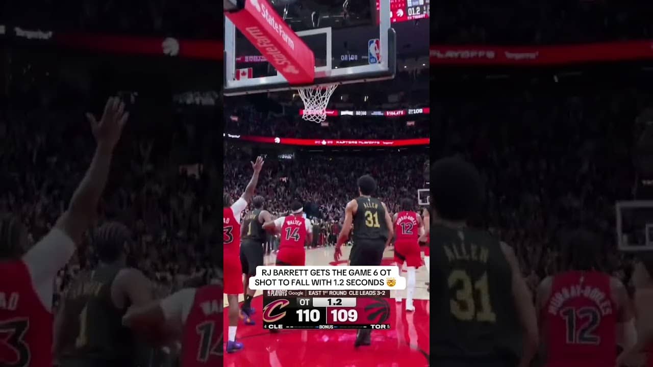 RJ BARRETT IS UNBELIEVABLE 😱😱😱