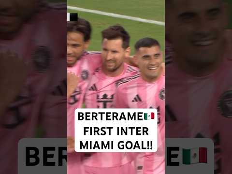 Germán Berterame ON THE BOARD🔥 for Miami!!