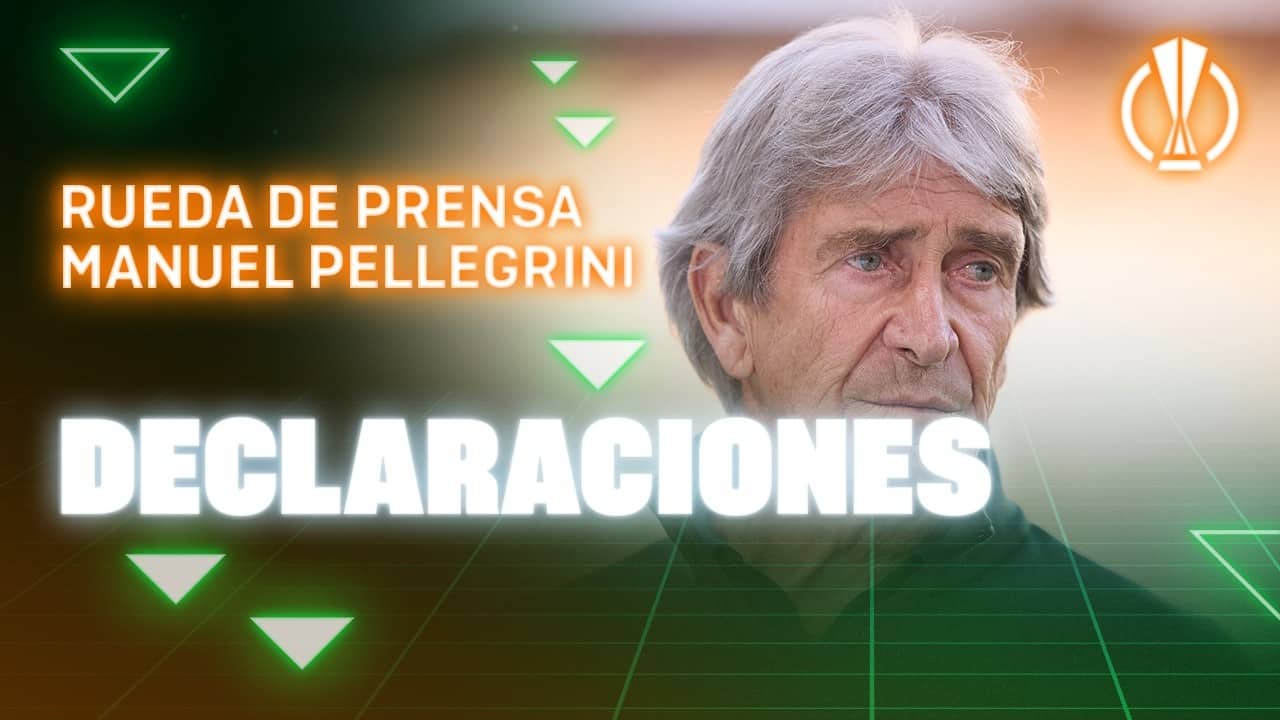 Rueda de prensa de Manuel Pellegrini tras el #RealBetisBraga 🗣🎙 | Real BETIS Balompié