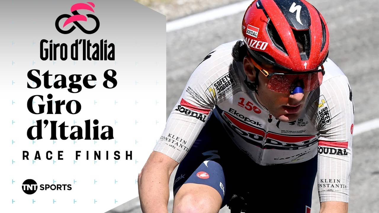 FULL THROTTLE! 😮‍💨 | 2026 Men's Giro d'Italia Stage 8 Final KM's | TNT Sports Cycling