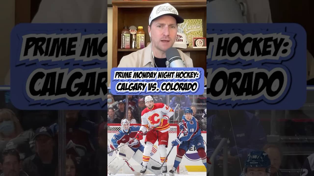 Calgary and Colorado clash tonight at 8:30PM EST on Prime Monday Night Hockey ​⁠@PrimeVideoCA