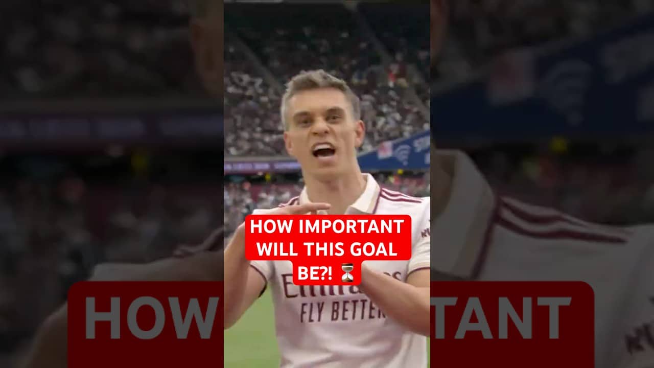 LEANDRO TROSSARD BREAKS THE DEADLOCK FOR ARSENAL