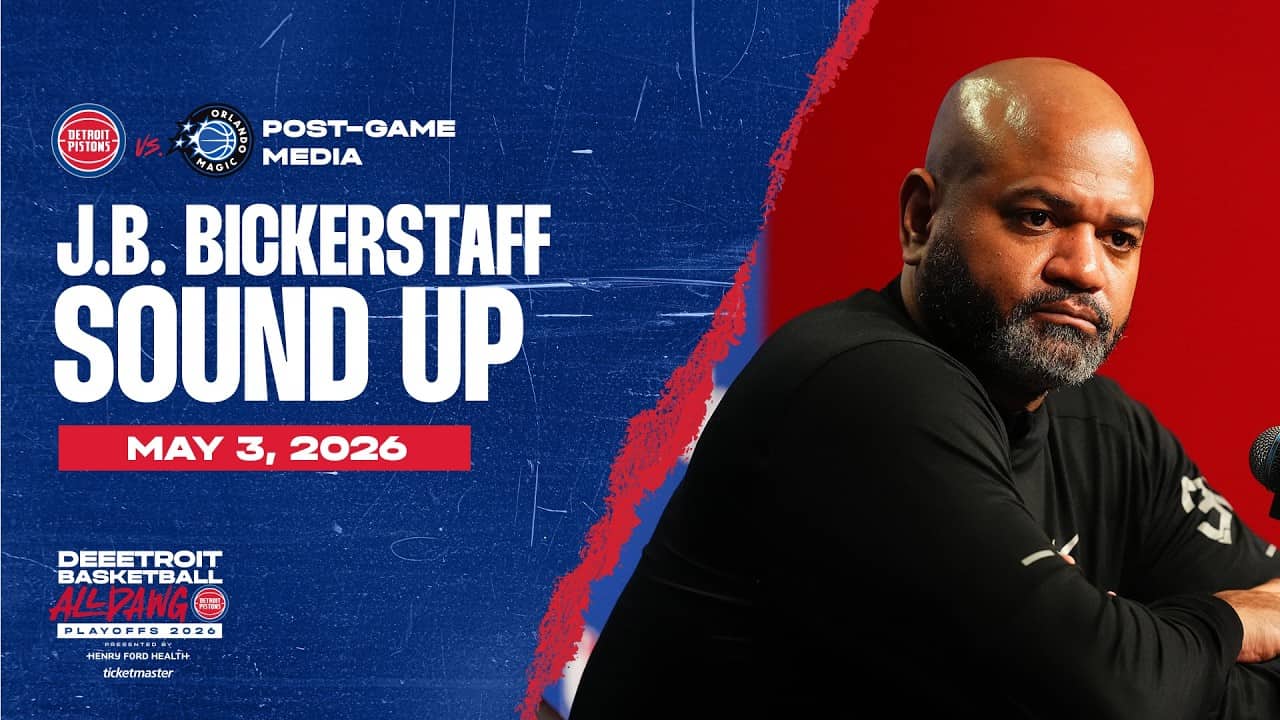 Game 7: Post-Game Press Conference: J.B. Bickerstaff | Pistons vs. Magic | 05.03.26