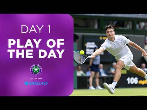 Kecmanovic's moment of MAGIC 🪄 | Barclays Play of the Day | Day One | Wimbledon 2026
