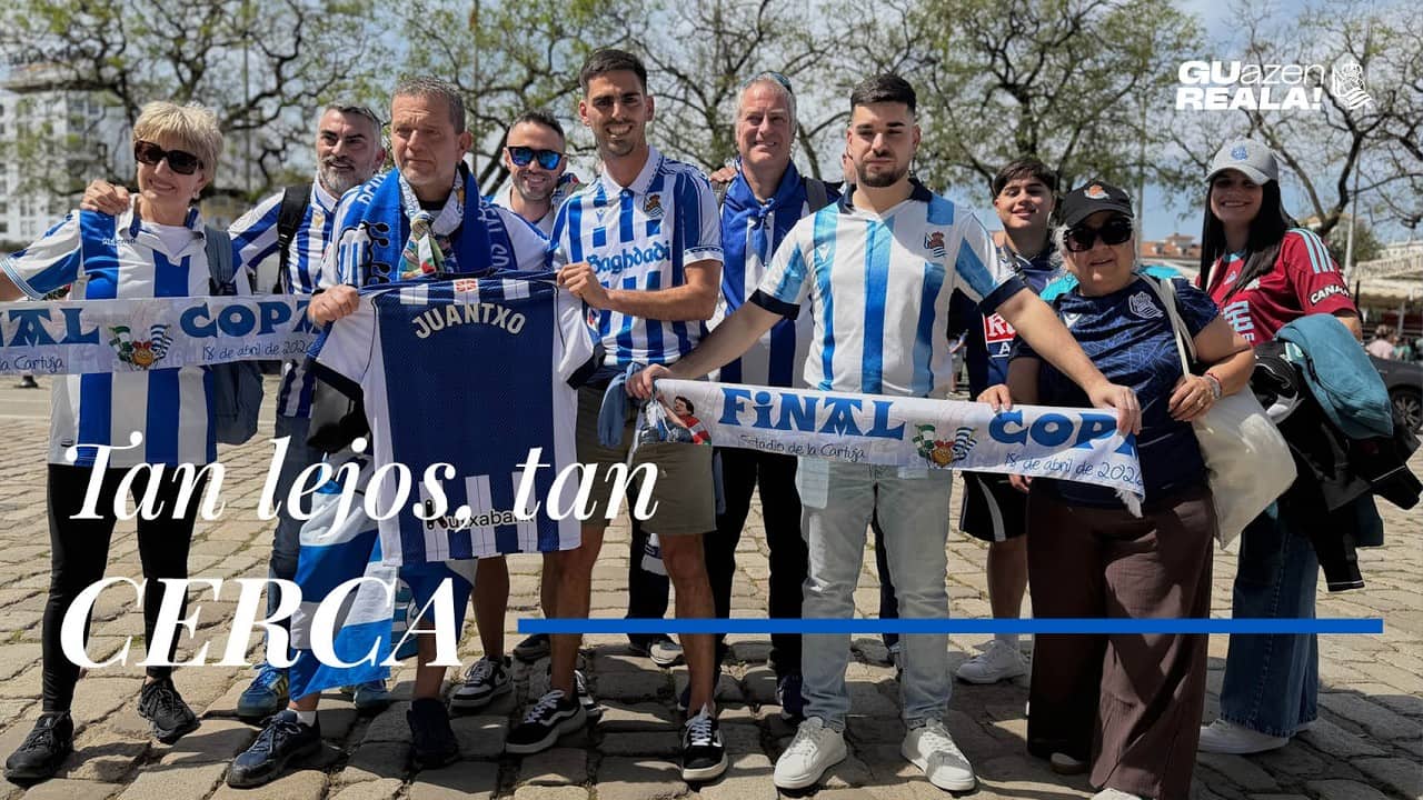 AFICIÓN EN SEVILLA | 🥹 Va por ti, Juantxo | FINAL DE COPA