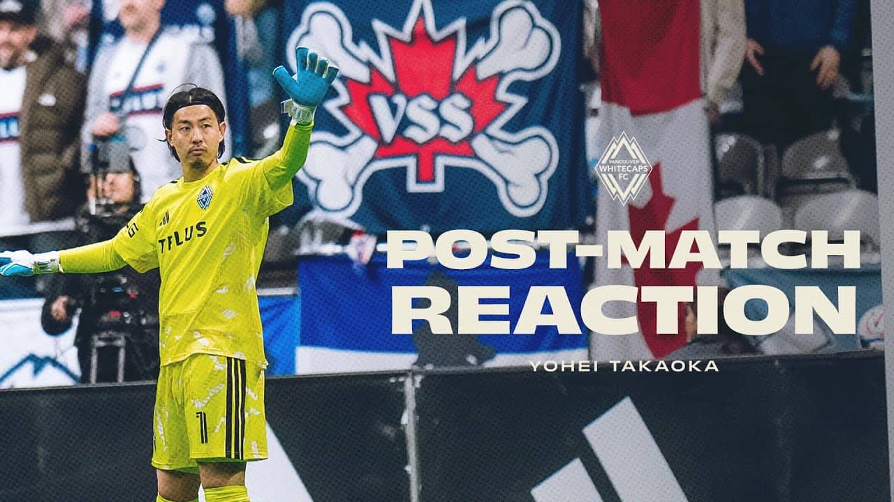 Yohei Takaoka Post-Victory Reaction vs Portland Timbers