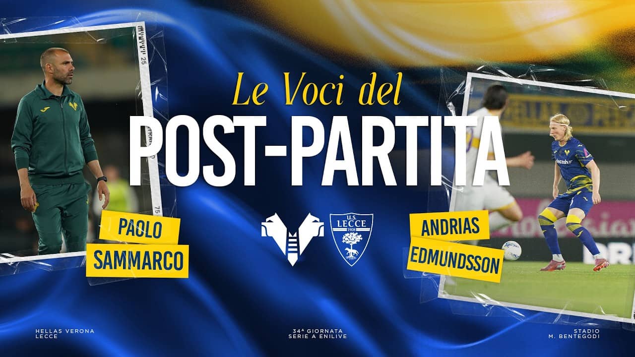Serie A Enilive 2025/26 | Le voci del post partita: Edmundsson e Sammarco