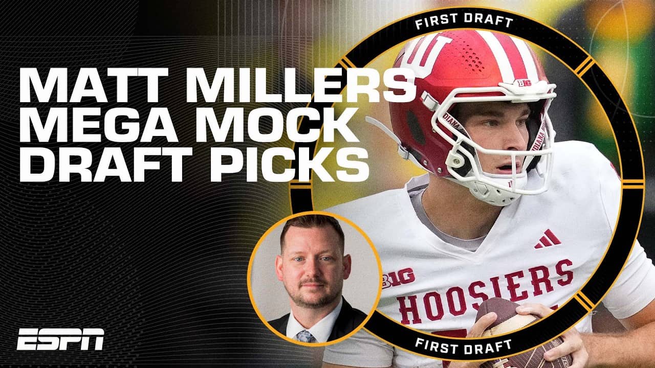 EVERY PICK from Matt Miller's Mega Mock Superteam! | First Draft 🏈