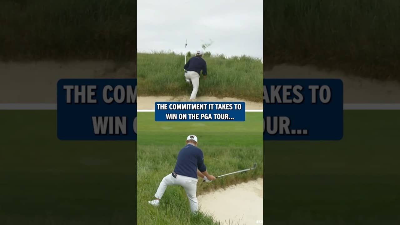Bud Cauley's Pitch Shot Was So Tough He Ended Up IN the Bunker😳