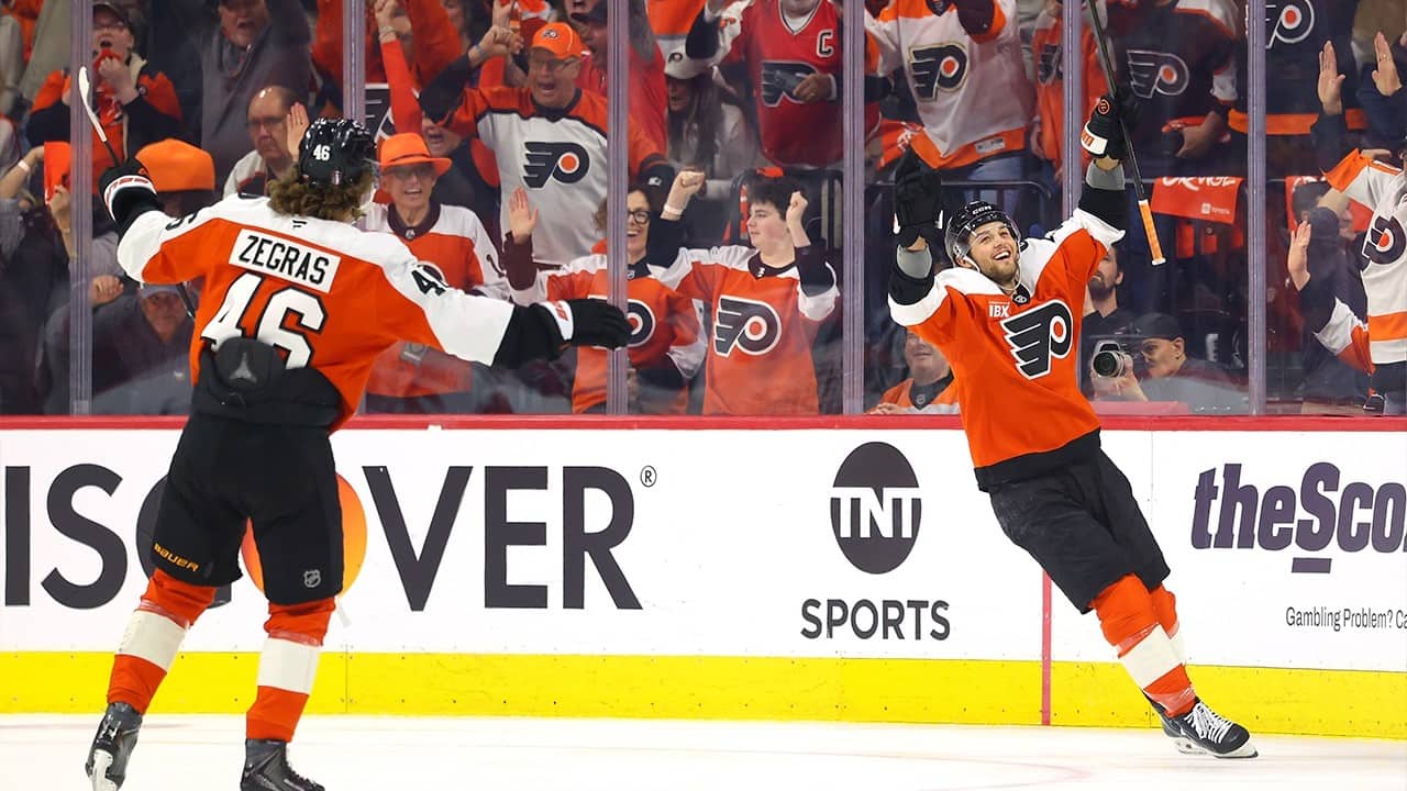 BACKS TO THE WALL! Tyson Foerster and the Flyers strike first in Game 4!