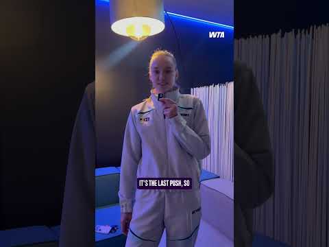 Only one match remains between Elena, the open road & a new car! 🏎️#WTA