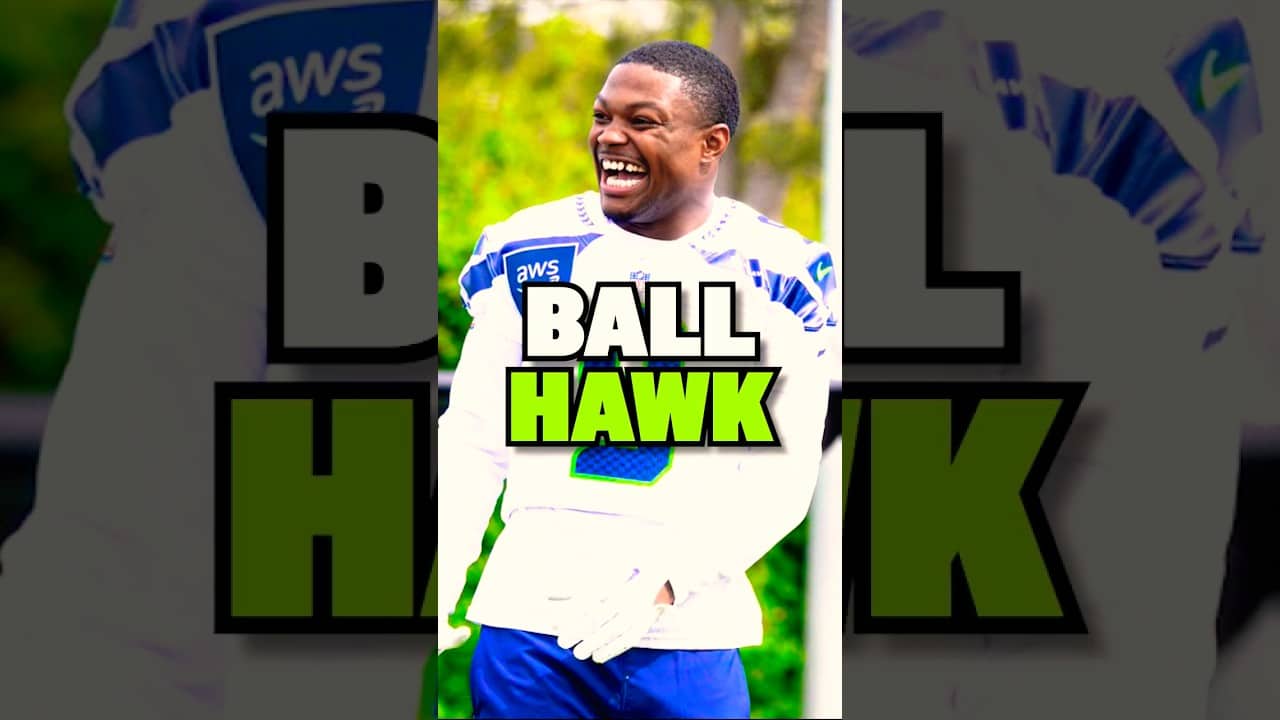 Bud Clark is a BALL HAWK🏈🦅 #nfl #seahawks #seattleseahawks