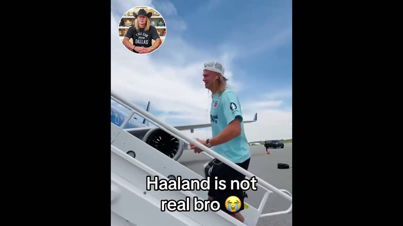 Erling Haaland is an international treasure 😭👏 (via @herrelandslaget/TT)