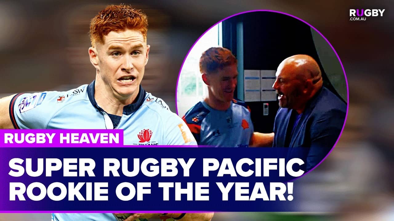 The moment Sid Harvey was named the Super Rugby Pacific Rookie Of The Year | Rugby Heaven