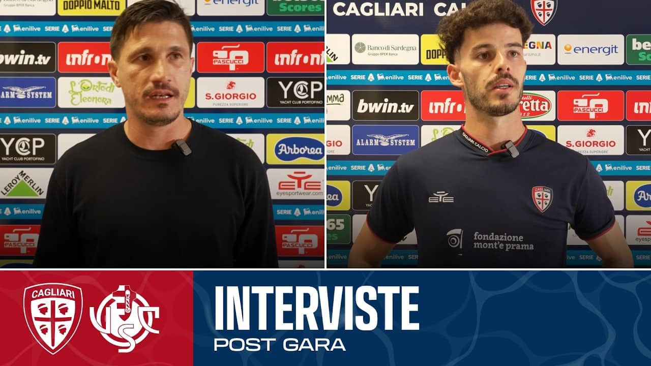 Post Gara | Pisacane e Zé Pedro dopo Cagliari-Cremonese | Serie A Enilive