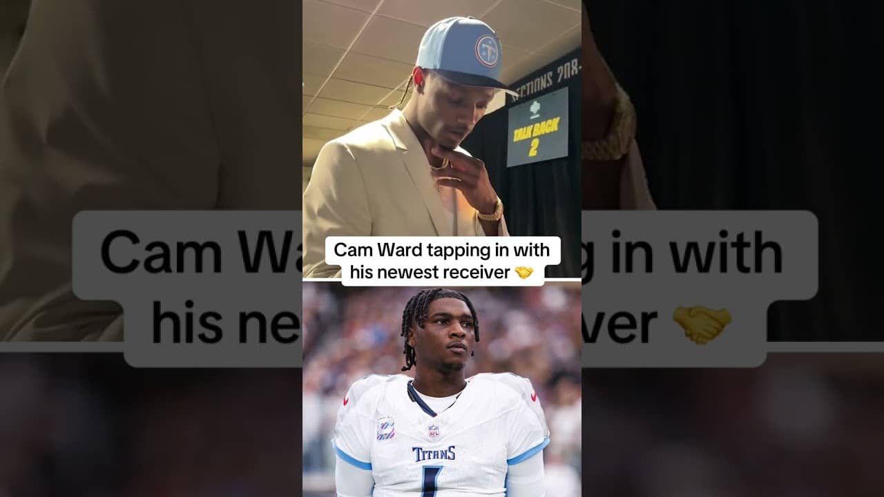 Working on their connection early 🙌 (via Titans/TT)