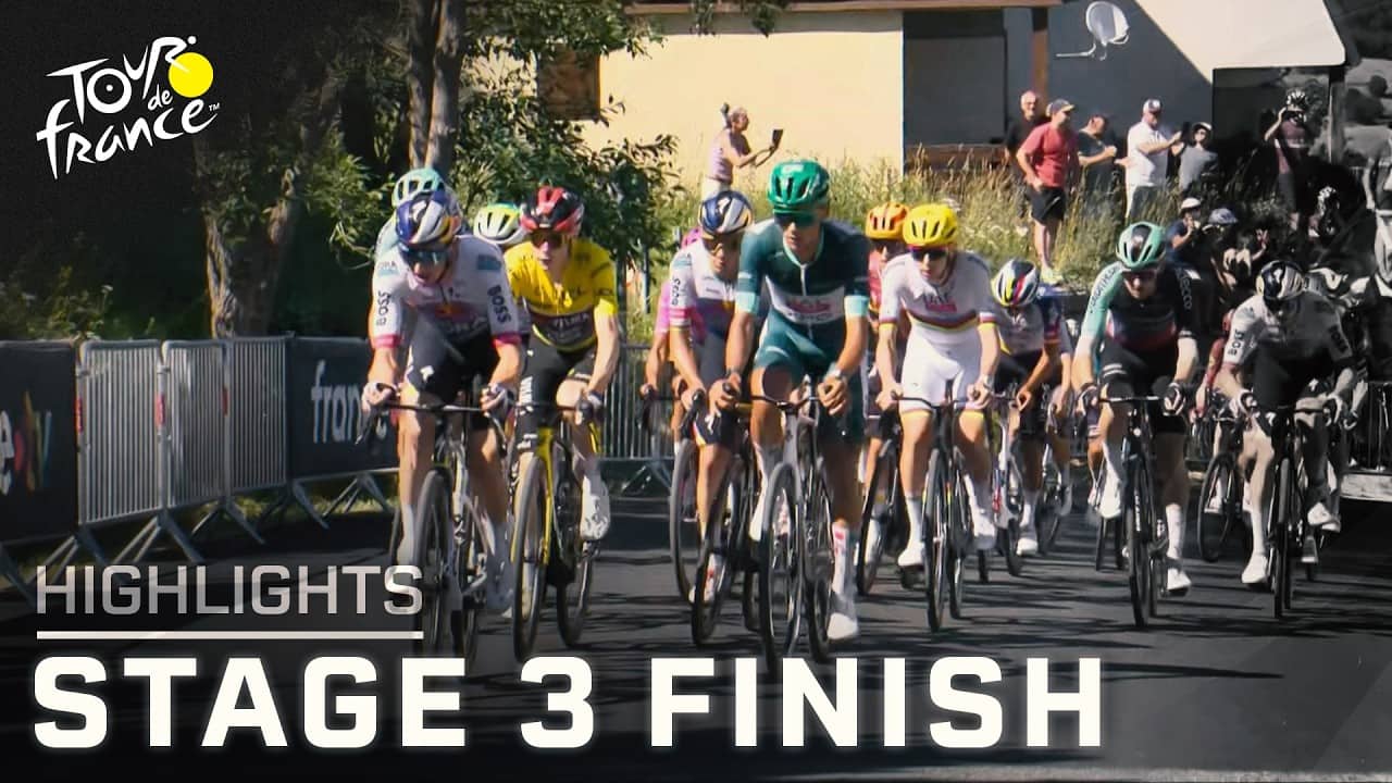 Tour de France 2026 highlights: Stage 3 Finish | Cycling on NBC Sports