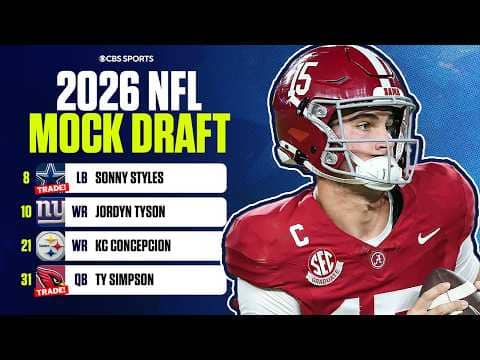 2026 NFL Mock Draft WITH TRADES: Cowboys trade up for Sonny Styles, Cardinals trade for Ty Simpson