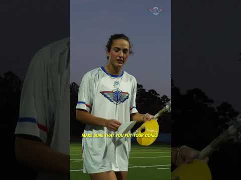 UNC's Eliza Osburn Footwork Drill 🐑 #lacrosse