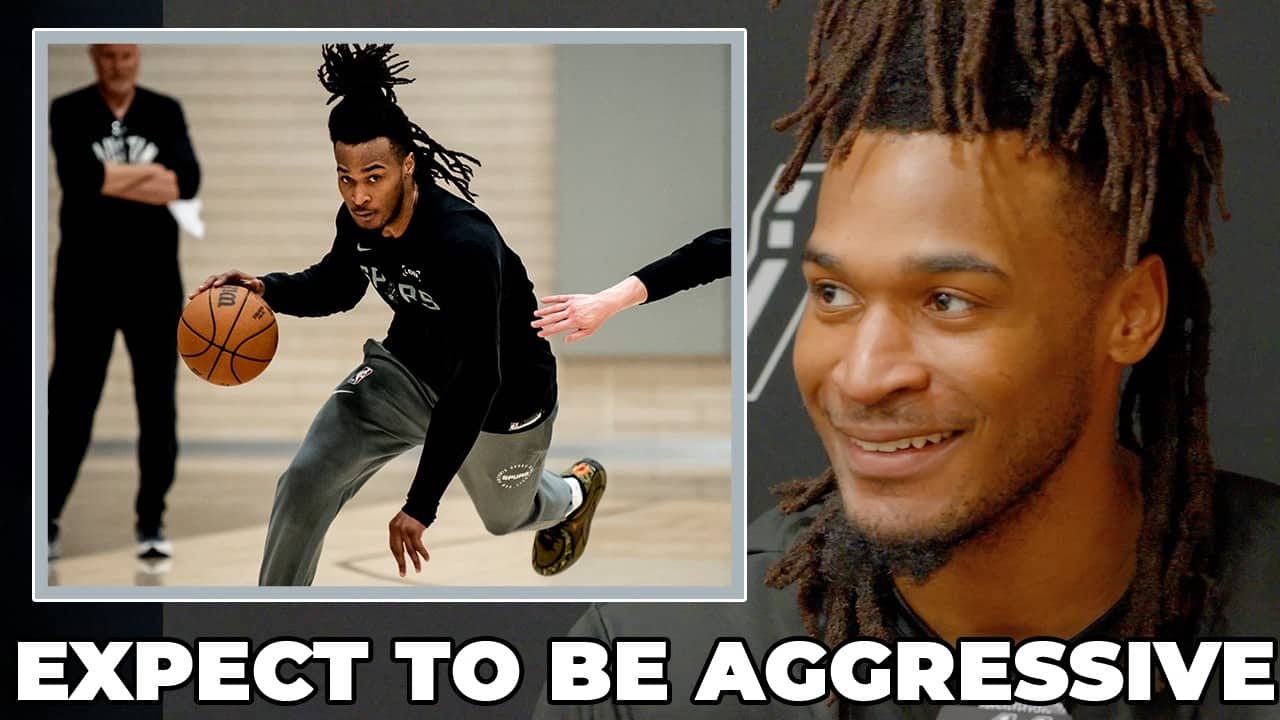Stephon Castle on the Team's Preparation Ahead of The Spurs NBA Playoff Appearance