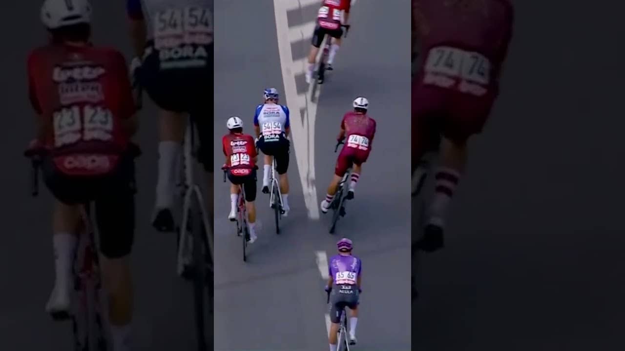 FROM NOWHERE! 🔥 Jordi Meeus times his sprint to perfection to take Stage 1 of the Tour de Wallonie!