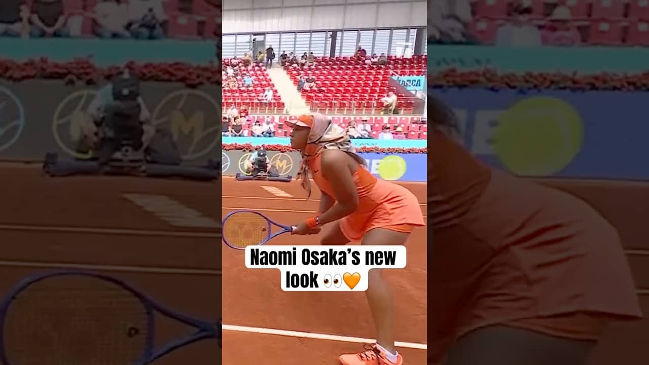 Always making an entrance 😏🧡 #naomiosaka #mmopen #fashion
