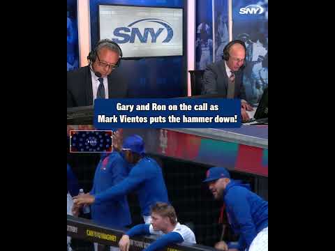 “Mark Vientos with a two-run homer and the Mets put the hammer down!” Gary and Ron on the call 🔨🎙️