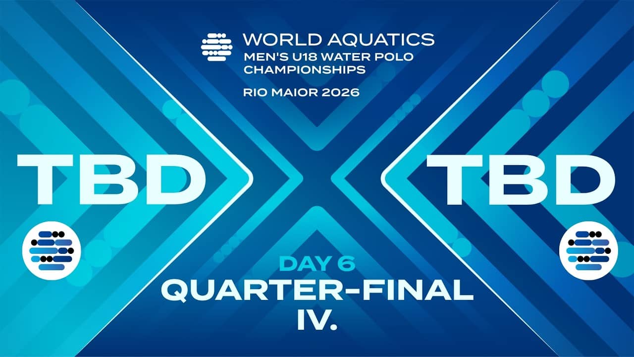 Quarter-Final 4 | Day 6 | World Aquatics Men's U18 Water Polo Championships 2026