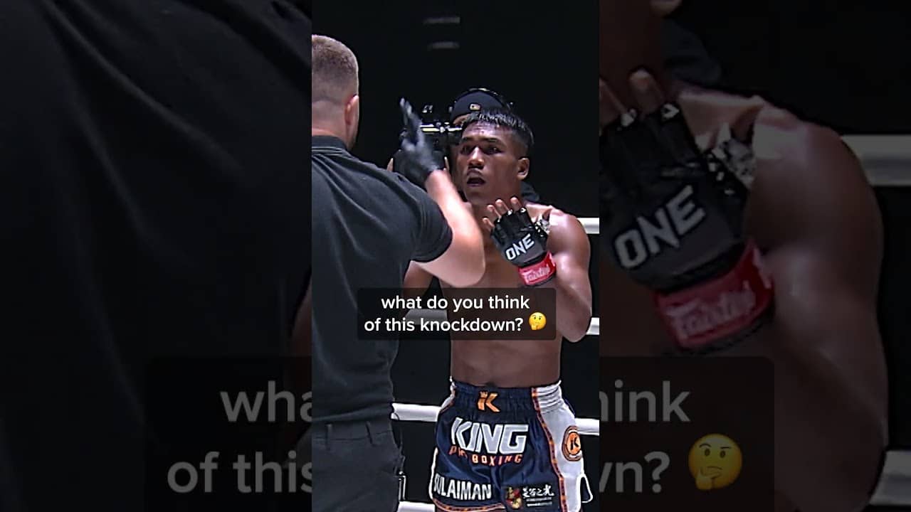 SMACK BANG 😮‍💨 Would you count that as a knockdown?