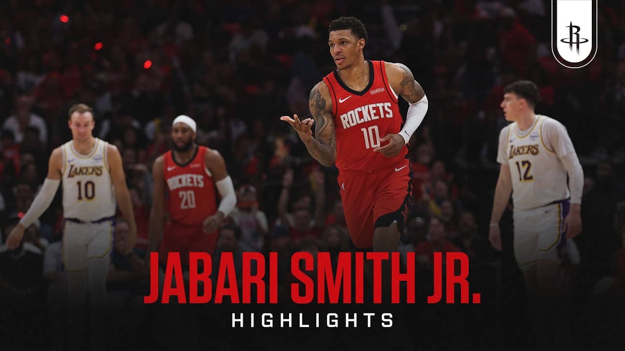 Jabari Smith Jr. (16 points) Highlights vs. Los Angeles Lakers