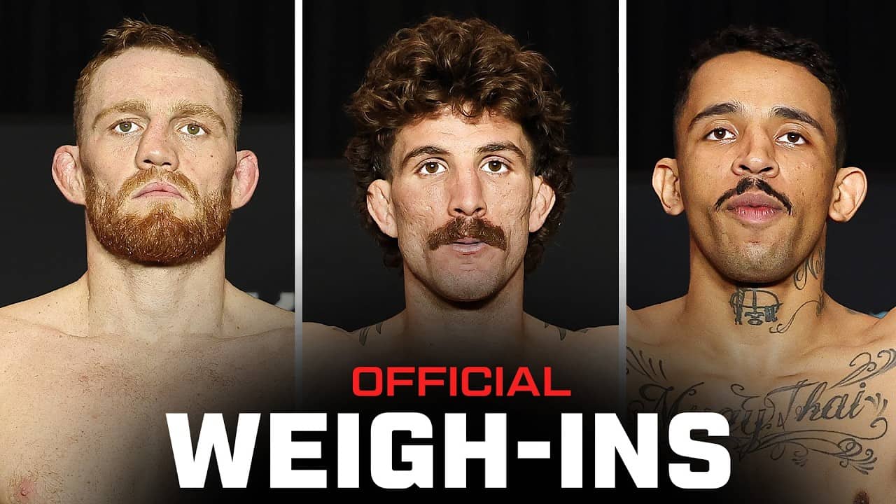 Della Maddalena vs Prates Weigh-Ins | UFC Perth