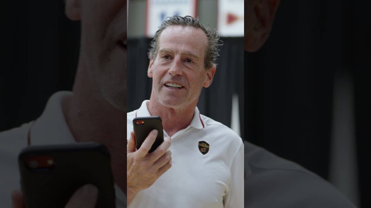📞 You can feel the energy over the phone! | @Zoom | #LetEmKnow #NBA #Cavs