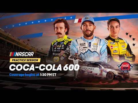 LIVE NASCAR CUP SERIES PRACTICE | Coca-Cola 600 | Prime Video