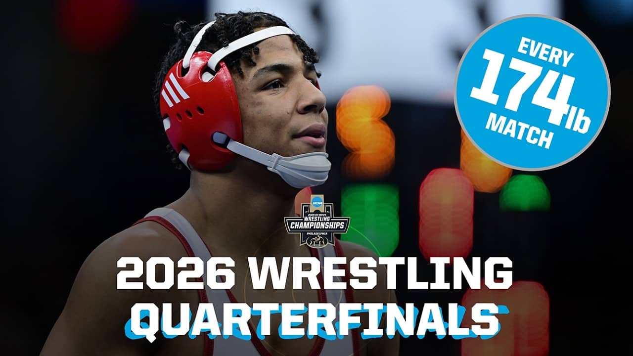 All four 174 lb matches - 2026 NCAA wrestling quarterfinals