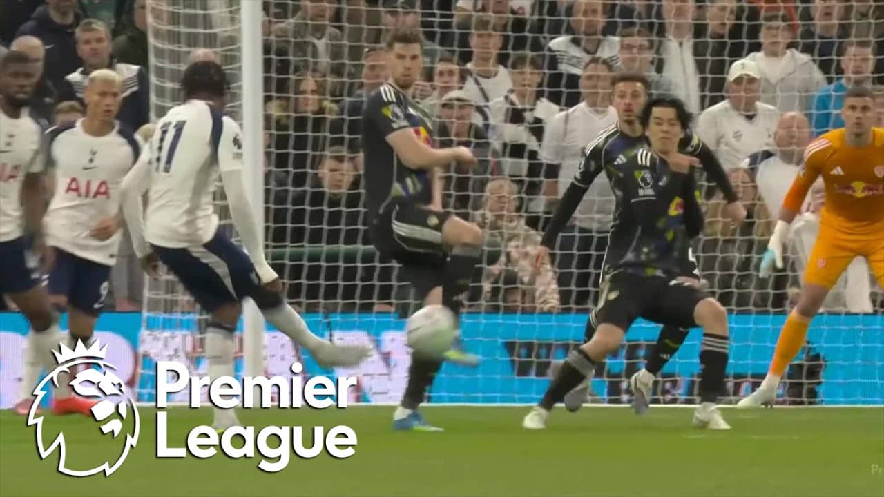 Mathys Tel rockets Spurs 1-0 in front of Leeds | Premier League | NBC Sports