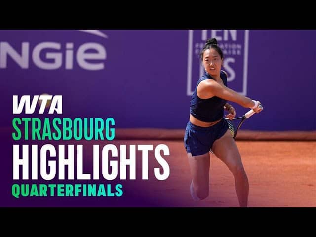 Quarterfinals in Strasbourg featuring Mboko, Navarro & more! | WTA Match Highlights