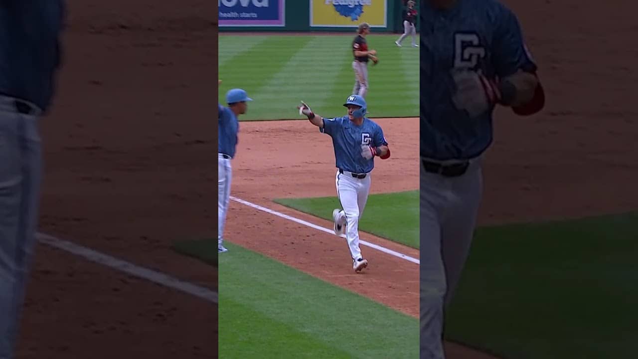 Jacob Young Adds On With A Three-Run Blast