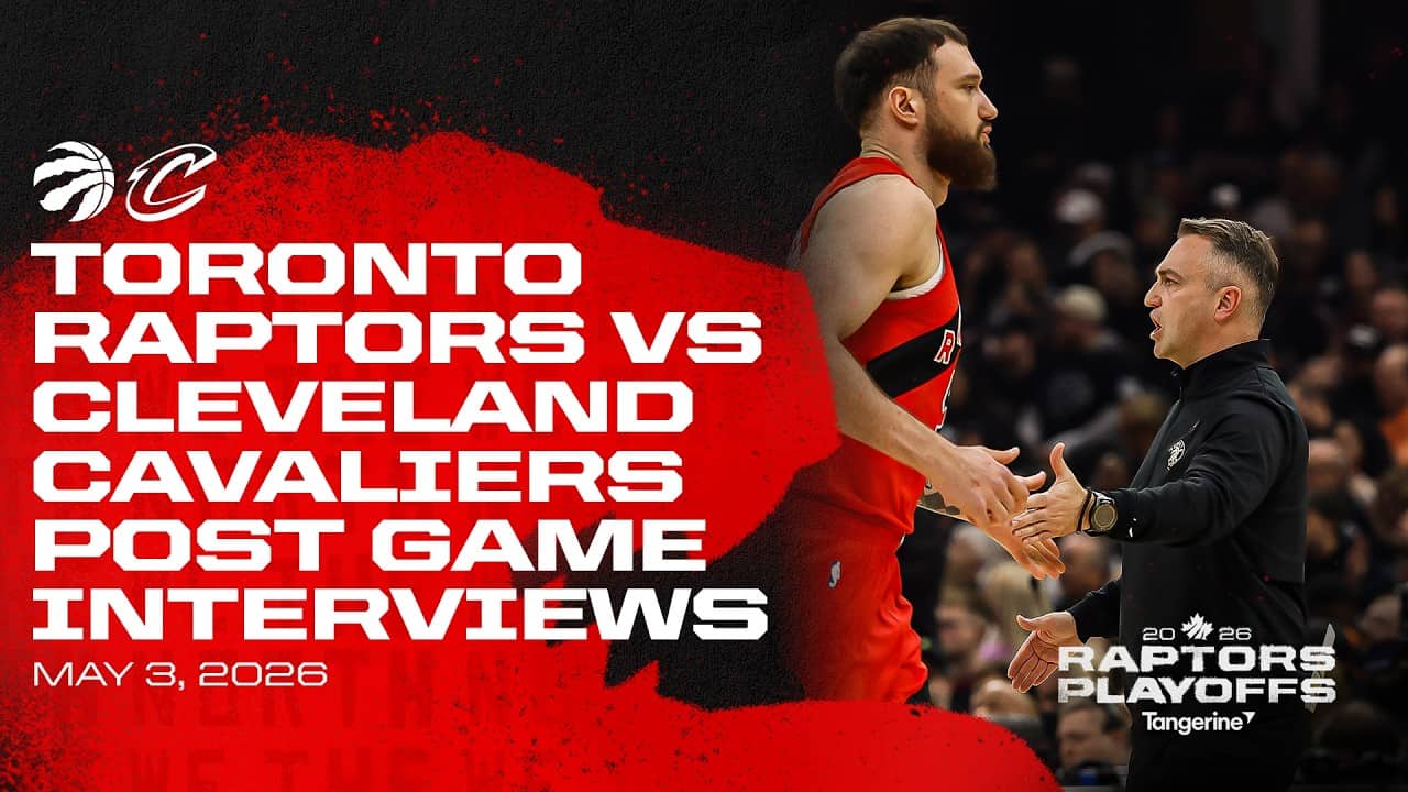 Toronto Raptors Full Media Availability | RD1 GM7 Post Game vs Cavaliers | May 03, 2026