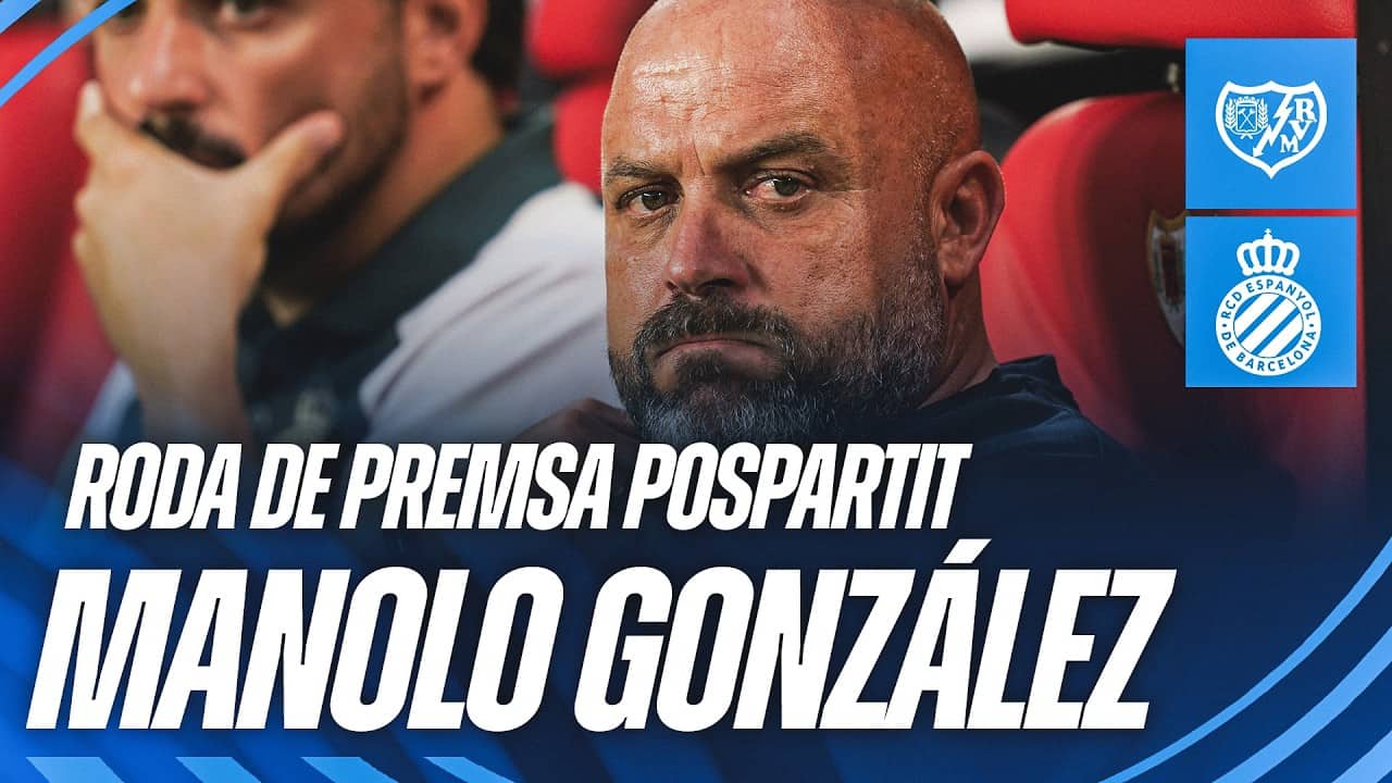🎥 Roda de premsa postpartit de Manolo González #RayoEspanyol