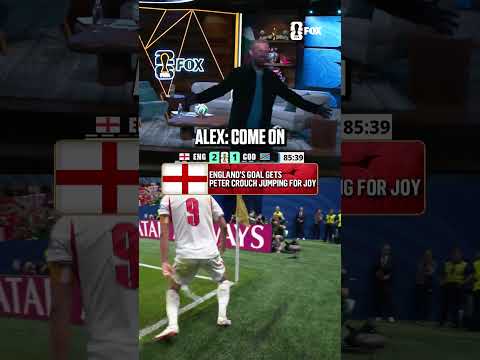 Peter Crouch and Alex Scott go WILD after Kasper Schmeichel predicts Harry Kane's game winner.